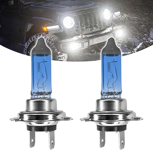 Miniatura 12 de 9006 Bombilla para Faro 9006 Bombillas Halógenas para Faros, Bombillas Halógenas Ultra Blancas para Faros 12V 100W Luz Alta Luz Baja Bombillas para
