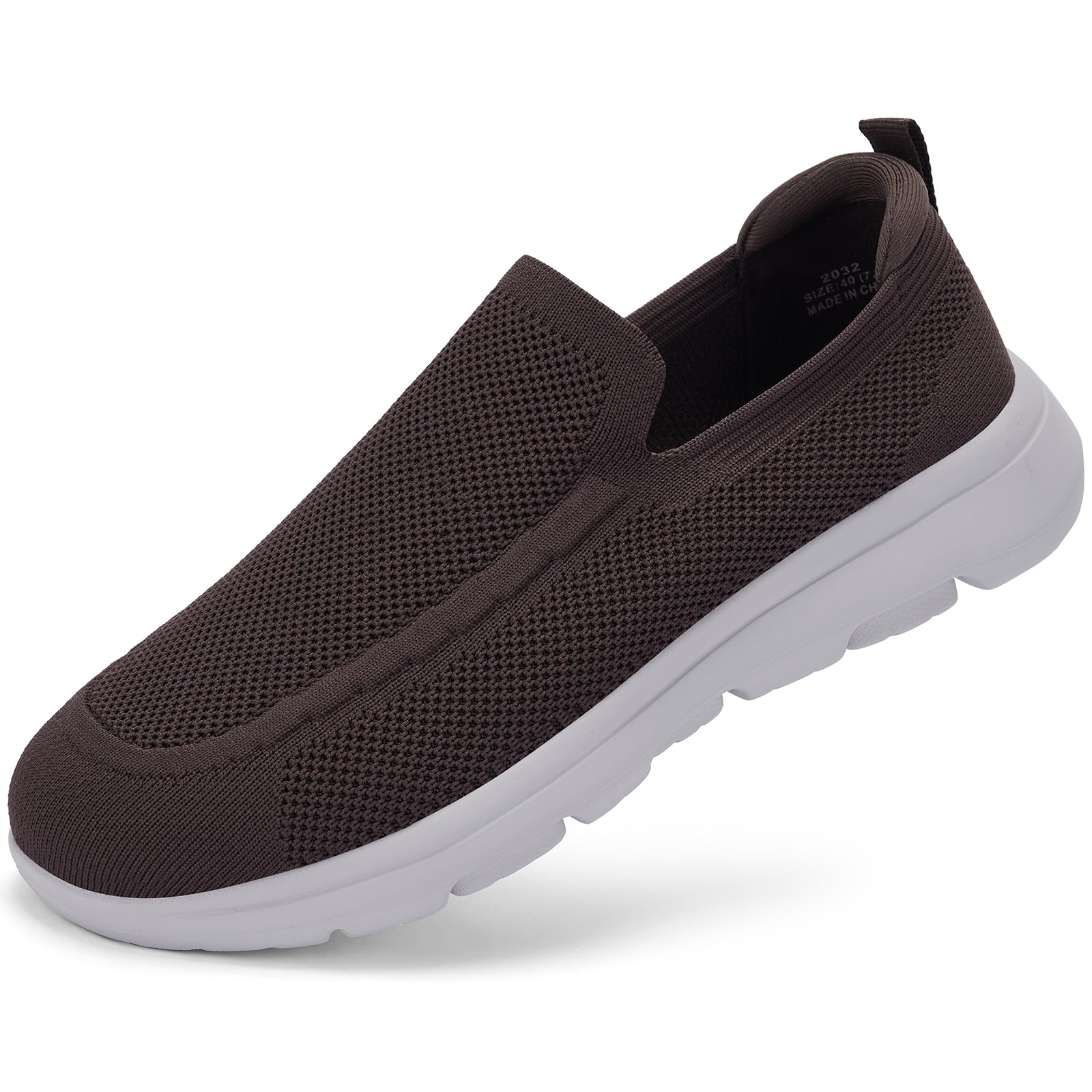 konhill Damen Slip On Sneaker atmungsaktiven Trainers Komfor