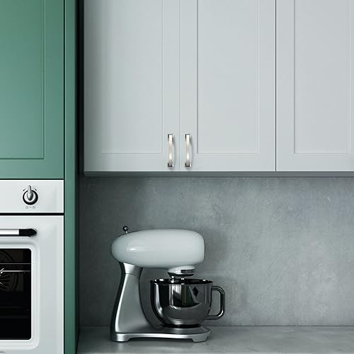 Miniatura 3 de Asidrama - Paquete de 10 tiradores BB con agujero central de 4 pulgadas para alacena, accesorios de cocina moderna, manijas para gabinetes,