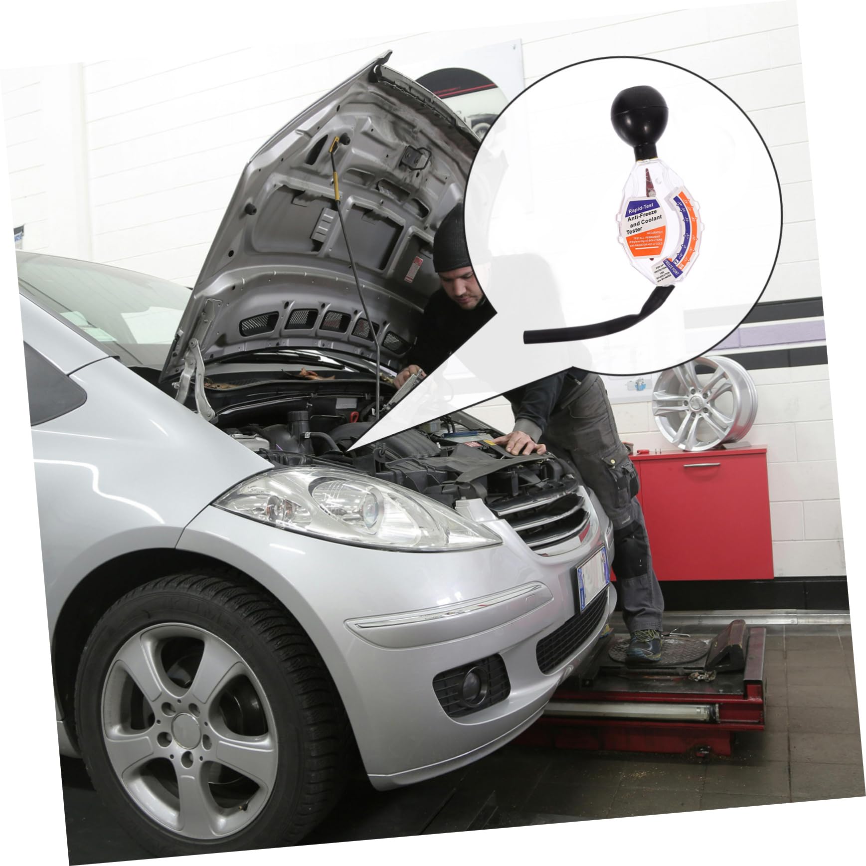 iplusmile 5St Frostschutztester Kühlmitteltester fürs Auto Frostschutz Tester batterieprüfer frostschutzprüfer Kühlmitteltester mit Zifferblatt Auto-Frostschutz-Kühlmitteltester abs