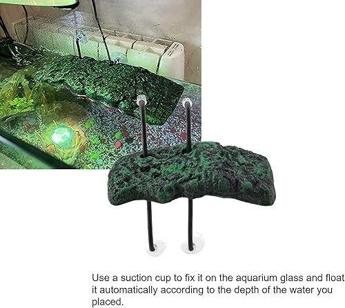 Miniatura 3 de DAUERHAFT Plataforma de tortuga para tomar el sol, plataforma de tortuga, tortuga de agua automática, isla flotante, muelle rectangular de terrapin