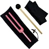 MI528 Hz Tuning Fork Set 528 Hz Tuning Forks Chakra for DNA Repair Healing Tuning Forks Medical Sound Healing Tuning Fork Stress Relief Gift for Women (Black)