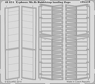 1:48 Eduard Photoetch Typhon Mk.ib Landing Flaps Detail Set.