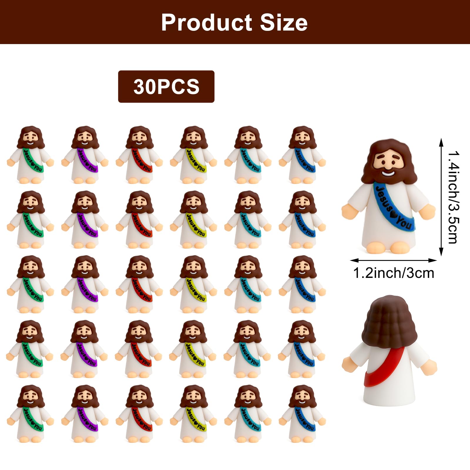 HOUSN 50 mini-Jezus-figuren, prachtige miniatuur, Jezus-figuren HOUSN 50 mini-Jezus-figuren, prachtige miniatuur, Jezus-figuren