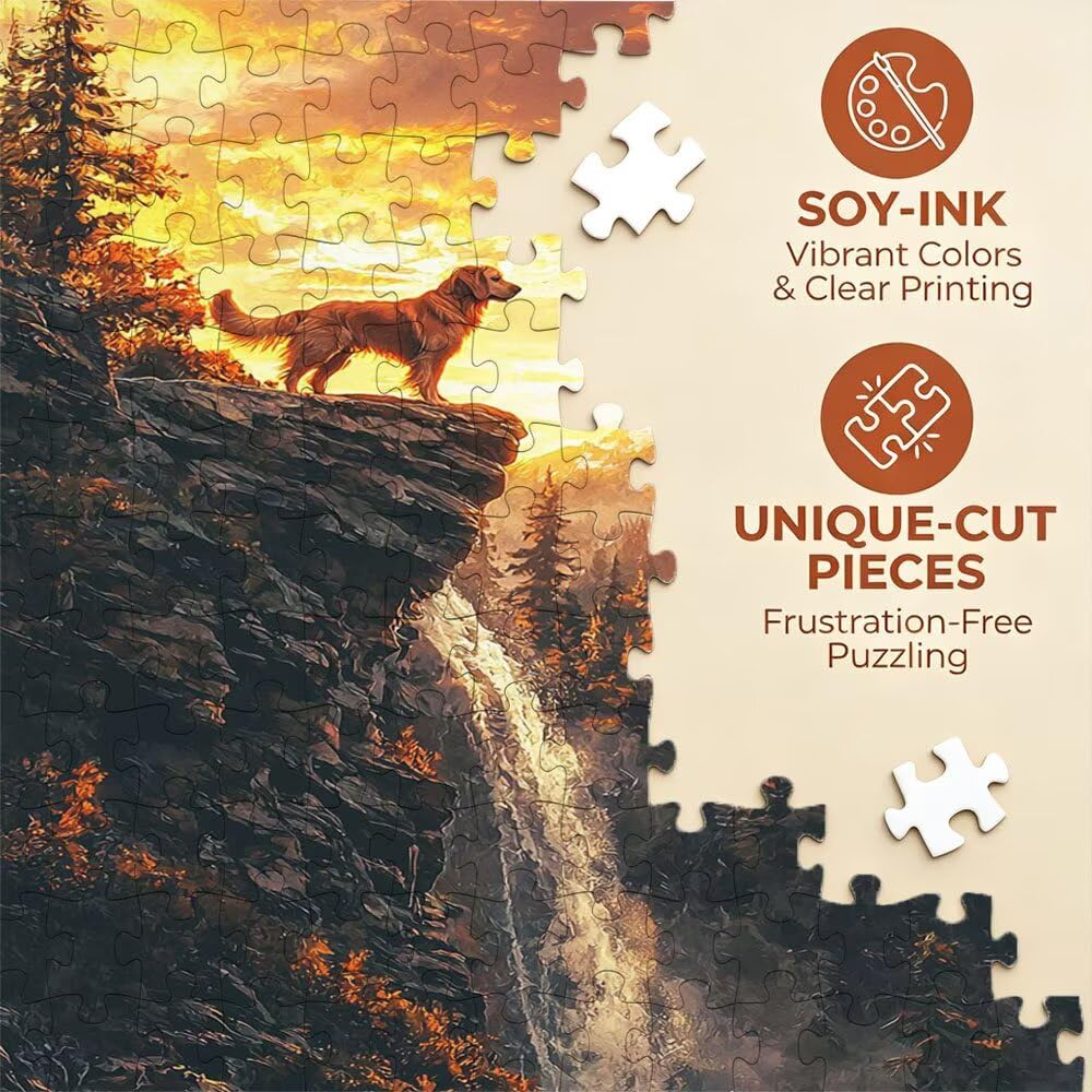 Puzzle 3000 Pezzi, La Scogliera Della Notte 3D Puzzle per Adulti Impegnativo, Educa Puzzles Artistico, Divertente E Stimolante Puzzles Decorativo per La Famiglia, Regalo e Decorazione Pareti DX0YL6904