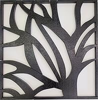 Vista 2 de Azulejos de techo para colgar techos acústicos decorativos con patrón floral de 2 x 2 pulgadas, paneles en V, decoración 3D perfecta para techos