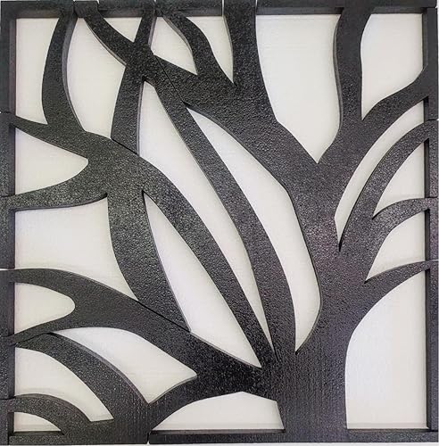 Miniatura 2 de Azulejos de techo para colgar techos acústicos decorativos con patrón floral de 2 x 2 pulgadas, paneles en V, decoración 3D perfecta para techos,