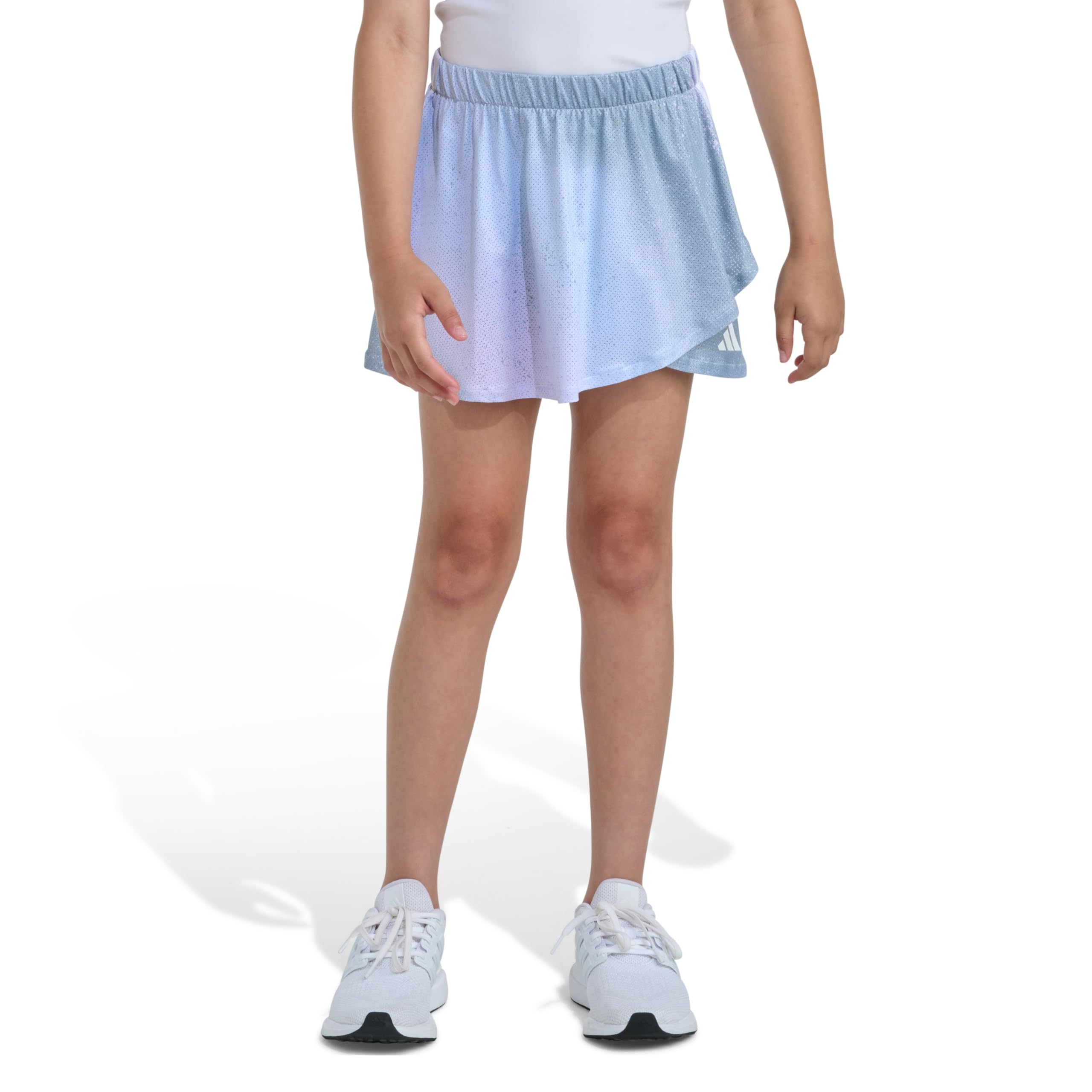 

                                                    adidas Girls Elastic Waistband Printed Faux Wrappe
