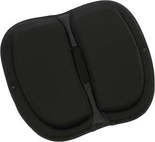 S SUMEX Cojín Plegable de Espuma de Memoria para Asiento, Cojín de Gel para Todo Tipo de Asientos de Coche, Oficina. Ideal para Viajar. Diseño Específico para Descompresión de la Espalda, RK19052