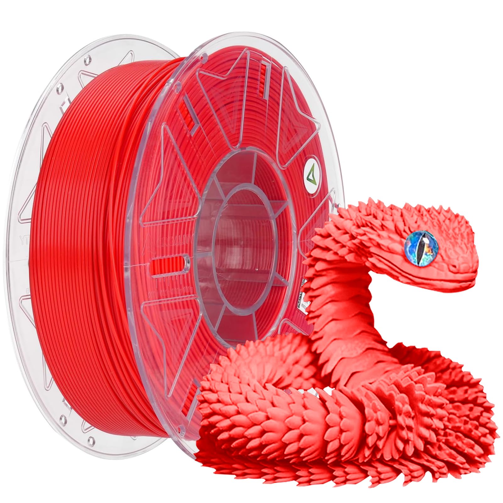 2025 New Official RFID CREALITY Hyper PLA RFID Filament 1.75mm for K2 Plus Combo, High Speed 30-600mm/s 3D Printer Filament, 1kg(2.2lbs)/Spool Hyper PLA RFID Support CFS, for Most 3D Printers Red