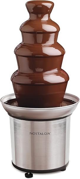 Nostalgia CFF986 32-Ounce Chocolate Fondue Fountain