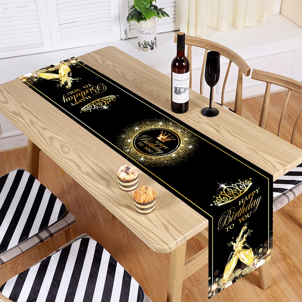 Chemin de table - Happy anniversaire Chemin de table - Happy anniversaire