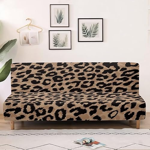 Miniatura 9 de Fundas para sofá cama con estampado de vaca marrón girasol con bandas elásticas para el hogar, sala de estar, fácil de instalar, antideslizante,