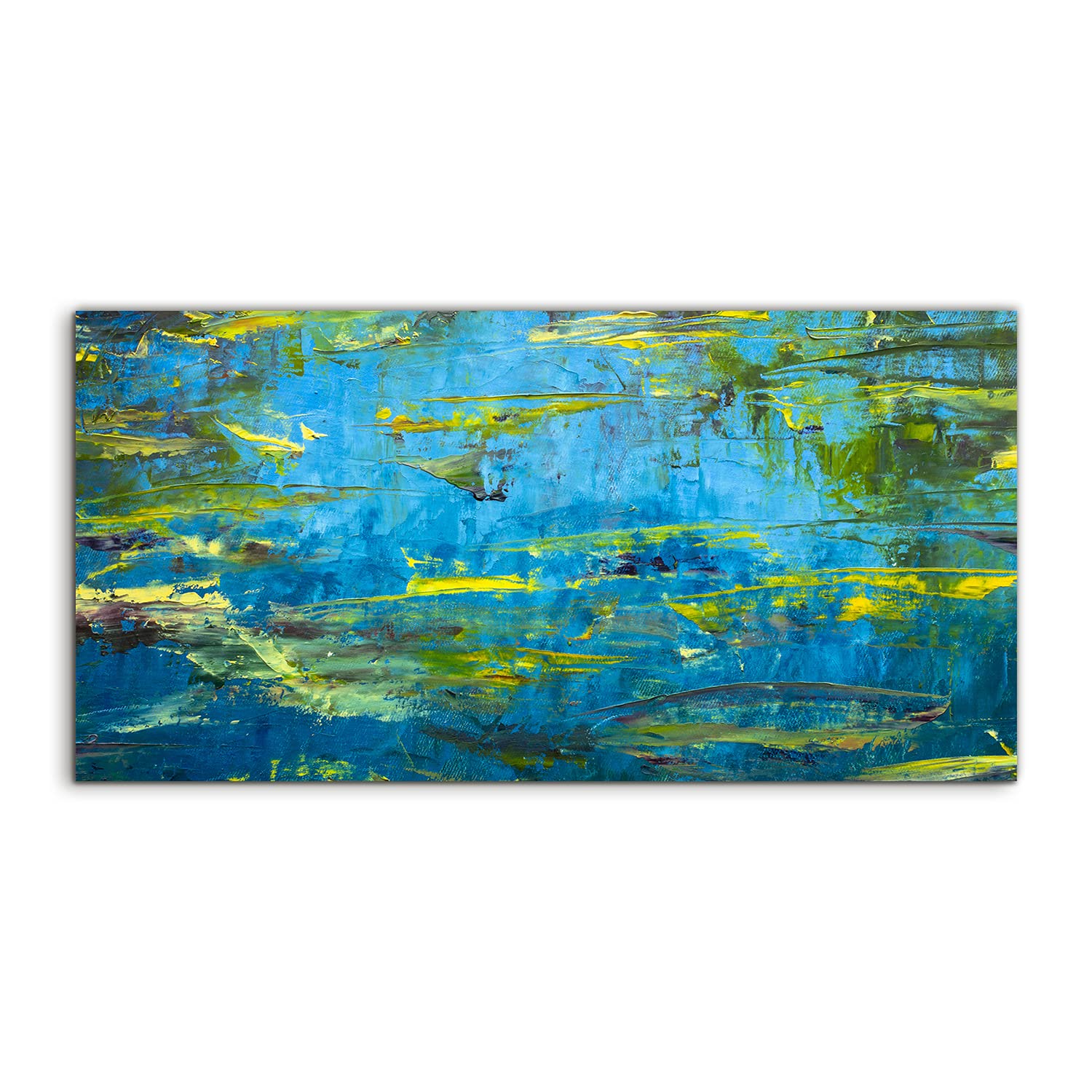 Sublimez un mur vide grâce à l'image sur verre 120x60cm Claude coins abstraction - 8