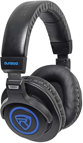 Miniatura 2 de Rockville Auriculares DJ con cable de bobina desmontable, caso+almohadilla extra (DJ1500)