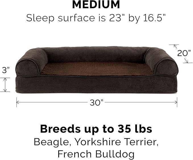 Cama Sofa para Perro Mediano Lavable con Espuma Viscoelástic miniatura 2