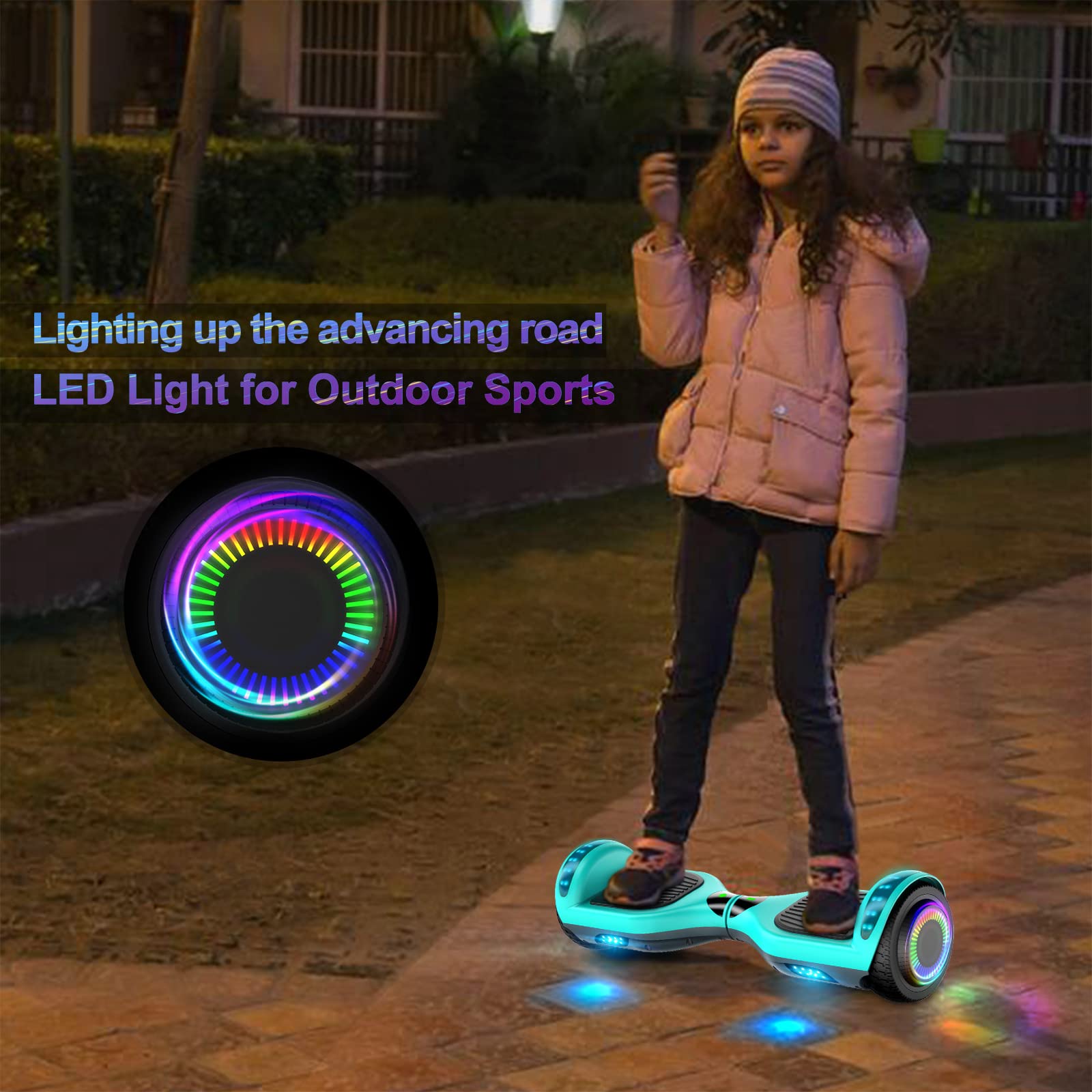 FLYING-ANT Hoverboard, 6.5 inch Self Balancing Electric Scooter with Safe Certified, Hover Board for Kids and Adult, Great Gifts