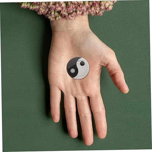 Miniatura 7 de STOBOK Manejar regalo religioso Estatua de Feng Shui Cosas de energía Escultura de Feng Shui Escultura de riqueza Escultura Yang Beads Prosperidad