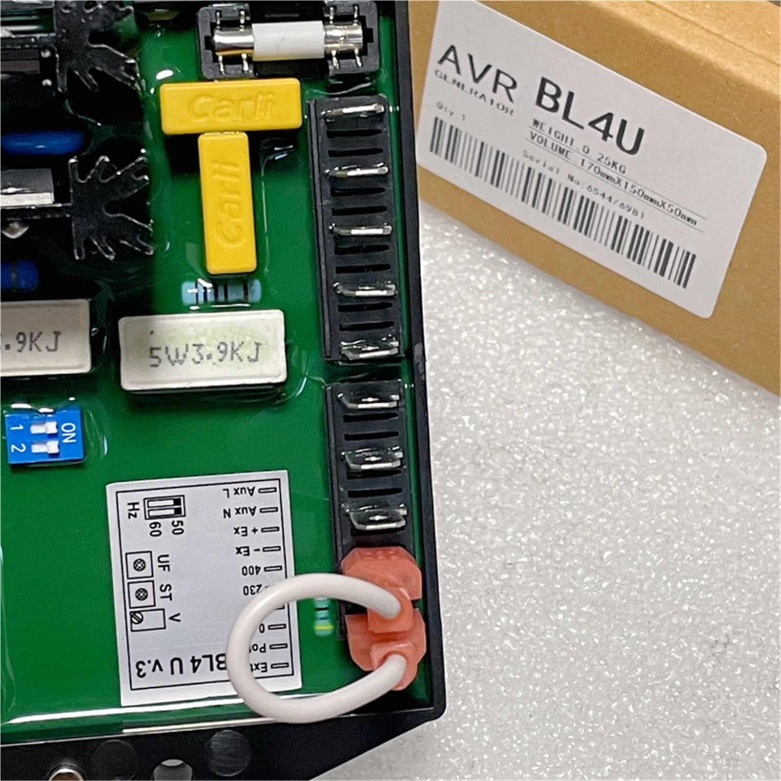 Generador BL4U, estabilizador y regulador de Voltaje automático AVR, Tablero Control sin escobillas trifásico CA, 1 Uds