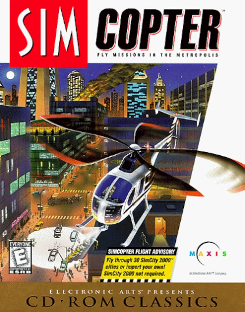 シムコプター　SIM COPTER Windows用PCゲーム SimCopter - PC : Amazon.com.au: Video Games