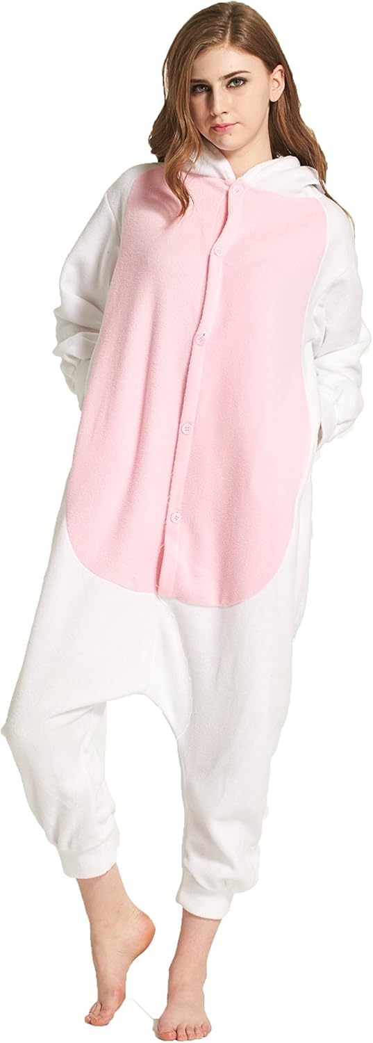 MizHome Halloween Costume Goat Hooded Pajamas Kigurumi Cosplay Goat - Image 8