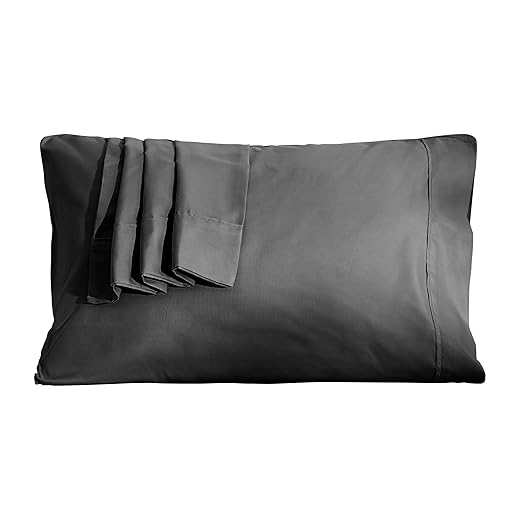 Pillowcases Queen Pink Set of 2 Envelope Closure End Easy Fit for Summer Soft and Breathable Material Machine Washable