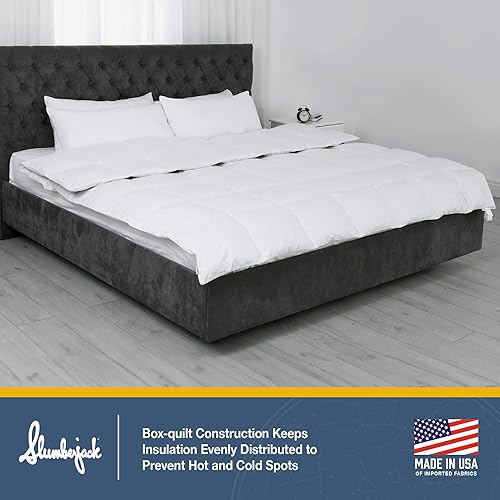 Miniatura 6 de Slumberjack Relleno de edredón Queen  Tela transpirable aterciopelada de alta calidad, suave y acogedora, fabricada en Estados Unidos,
