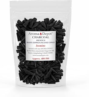 1'' Jasmine Incense Charcoal Cones (Approx. 480-500)