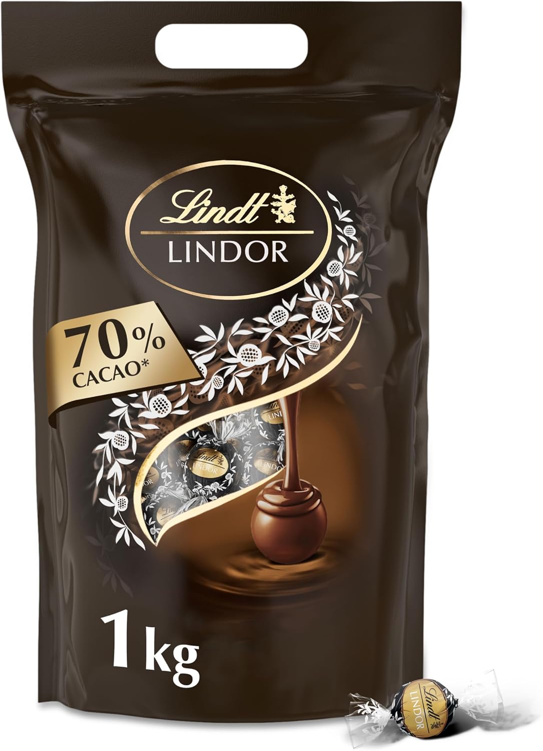 Lindt Lindor puur 70% 1 kg