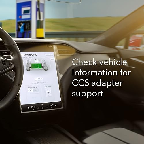 Miniatura 7 de Lectron Adaptador CCS para Tesla Model 3, Y, S y X, solo para propietarios de Tesla, carga rápida tu Tesla con cargadores CCS (negro)