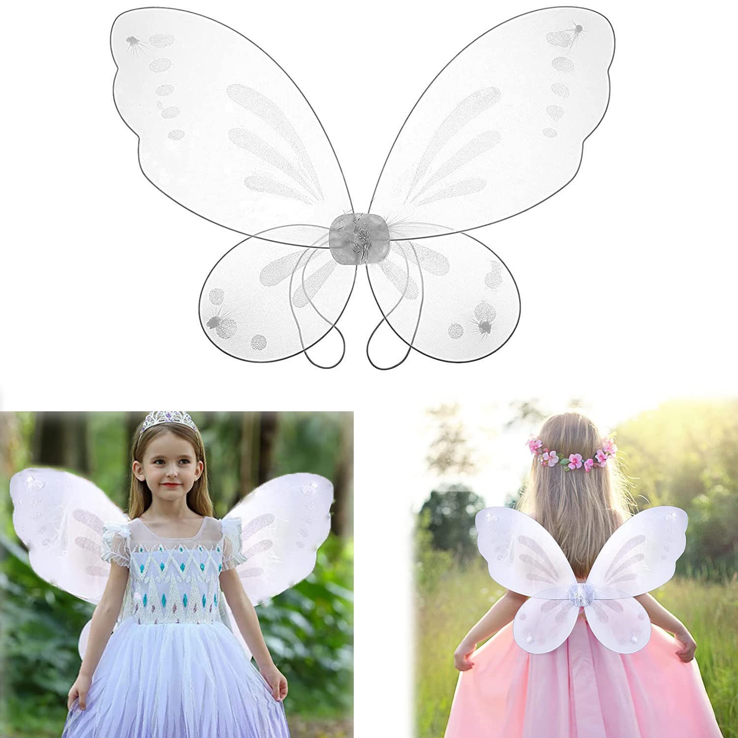 Buy Fairy Wings for Girls, Angel Wings, Butterfly Fairy Wings Party