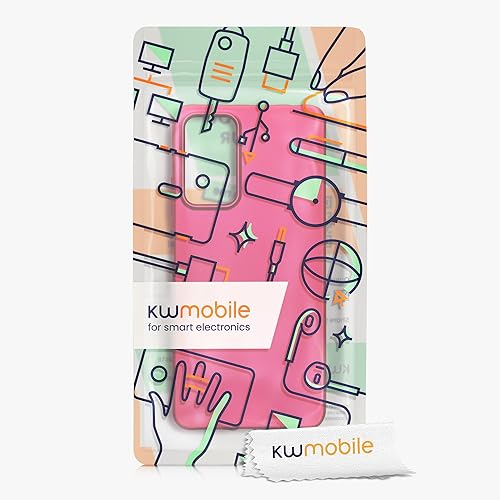 Miniatura 7 de kwmobile Funda compatible con Xiaomi Redmi Note 11 ProNote 11 Pro (5G)  Note 12 Pro (4G) - Funda de silicona TPU metálica suave y delgada - Rosa