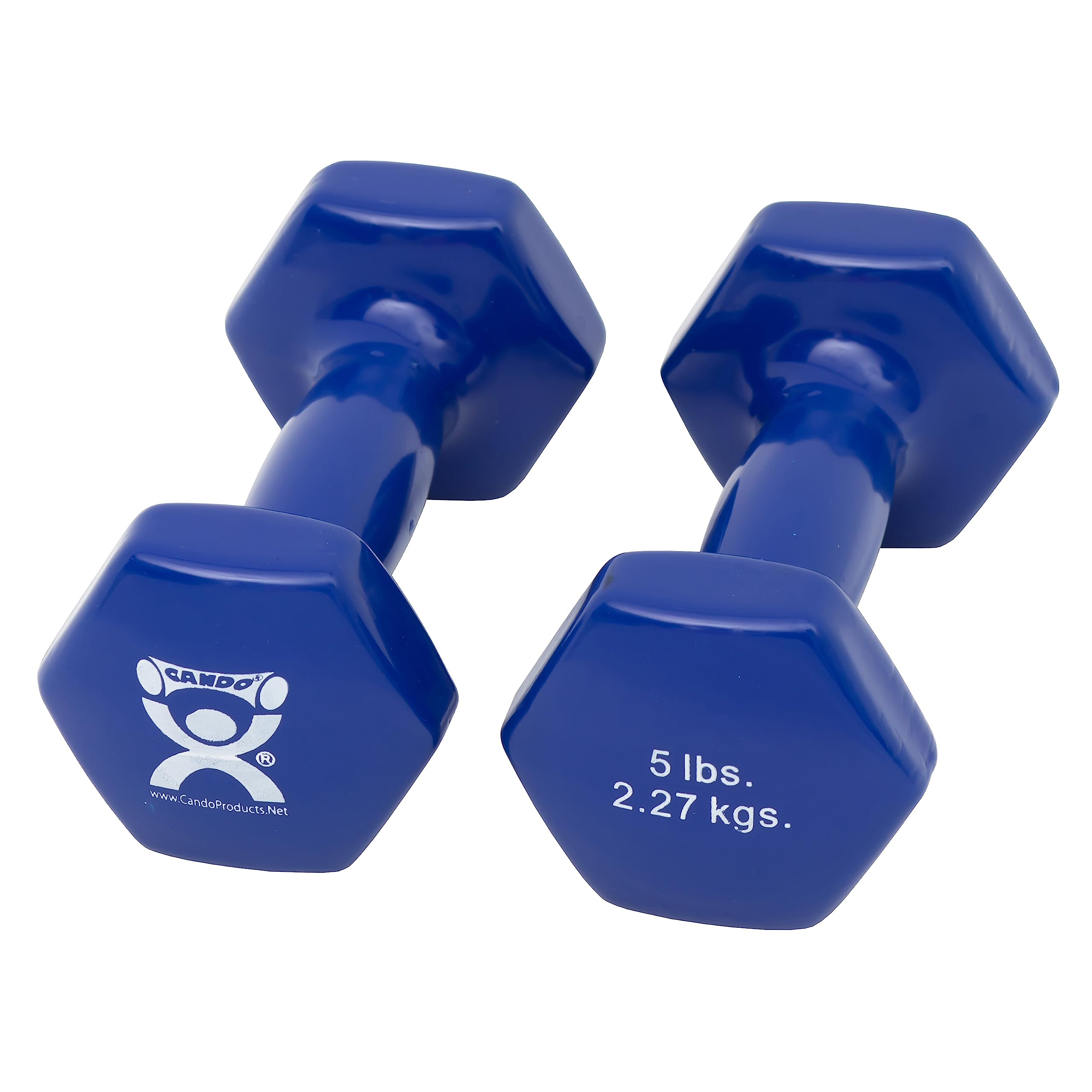 CanDo Vinyl Coated Dumbbells
