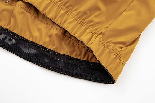 Miniatura 6 de Chaqueta de ciclismo para hombre, ultraligera, 4 bolsillos, resistente al viento, impermeable, rompevientos, doble cremallera abierta