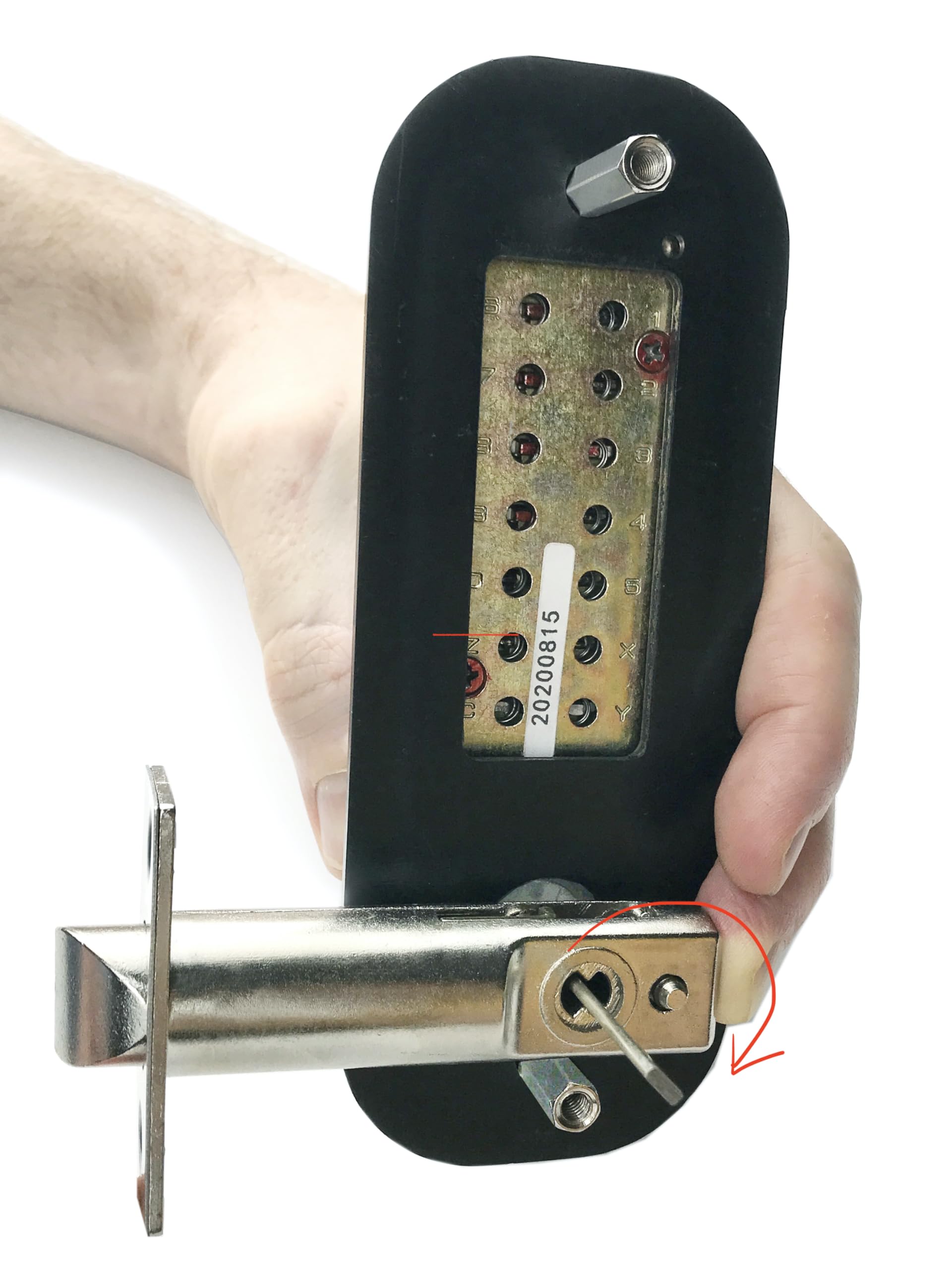 JOUNJIP Kit de extensión de bloqueo mecánico: (2) husillos de 87 mm (2) husillos de 135 mm, (2) tornillos M5 de 100 mm, (4) extensiones de tornillo