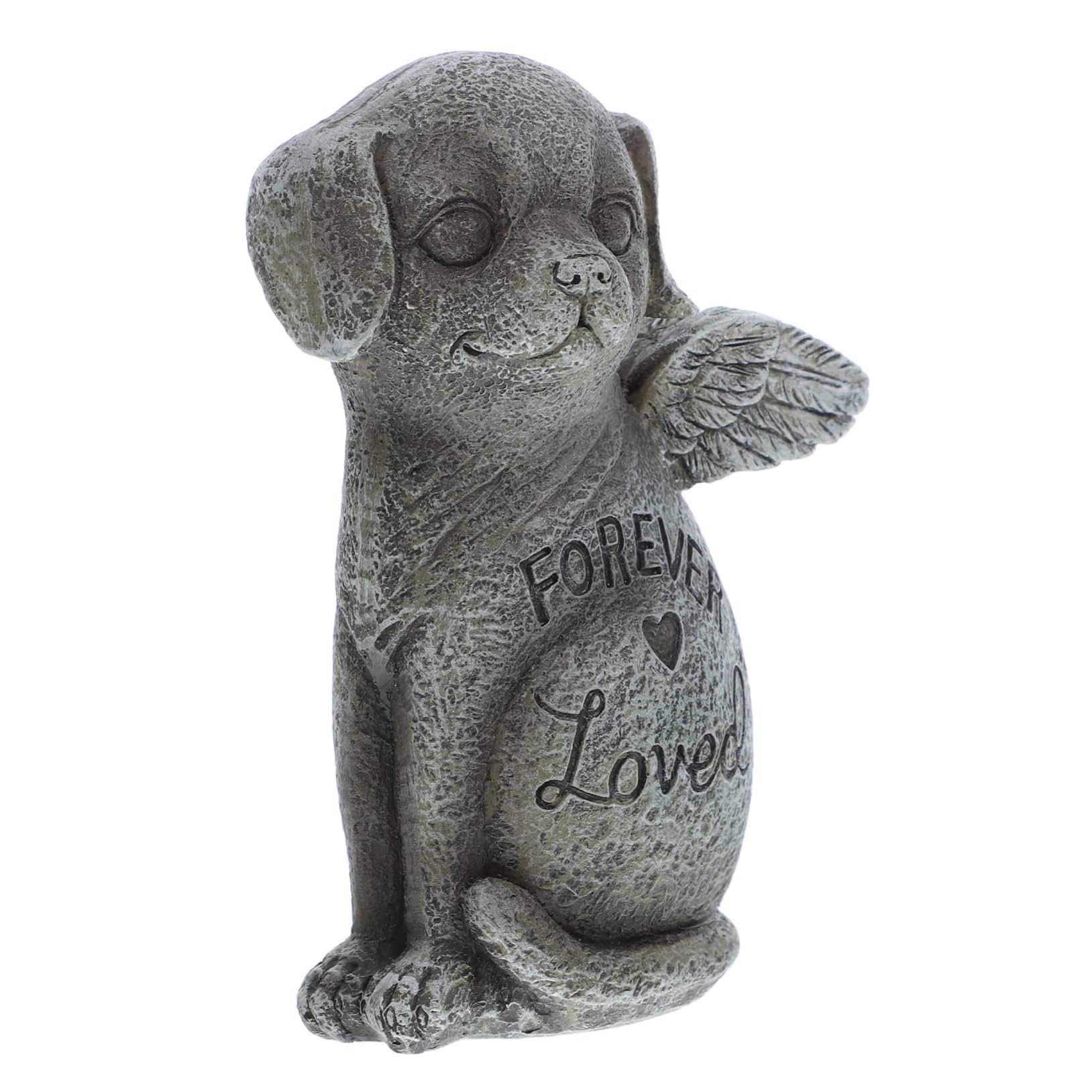 Figurine de chien ou chat en résine : marqueur de tombeau et décor de jardin