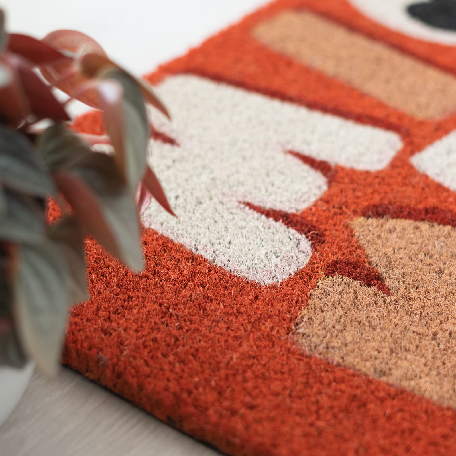 Paillasson Coco 40x60cm One Piece - Tapis D'entrée Antidérapant Design Original