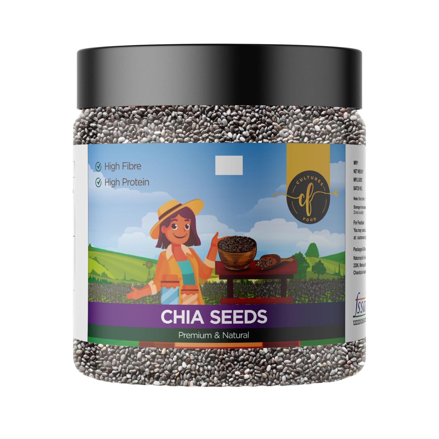 CULTURES FOOD Chia Seeds - Chia Seeds and Nut Mix: Superfood Fusion for Healthy Snacking (100g) (B0D1VN3R3N) Amazon Price History, Amazon Price Tracker