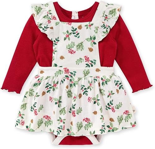 Miniatura 4 de Burt's Bees Baby Vestido para bebé niña, bebé y niño, manga corta y larga, 100% algodón orgánico