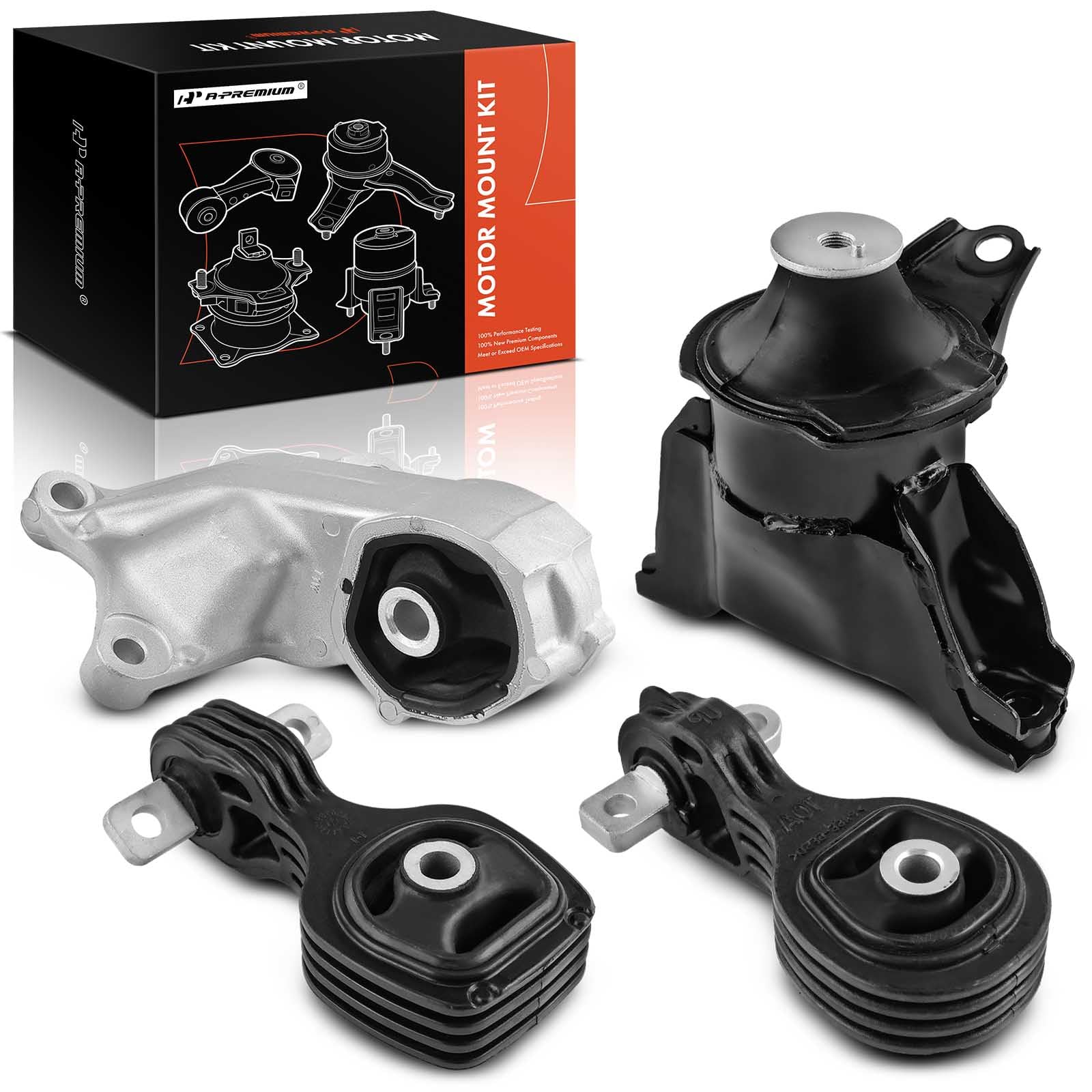 4M Transmission & Engine Motor Mount Set For 1997-2001 Honda CR-V 2.0L – Lifetime Warranty