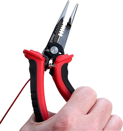 Miniatura 3 de Performance Tool W86505 - Herramienta eléctrica de múltiples cables de 8 pulgadas, corte, pela, engarza, gira y cizalla con facilidad