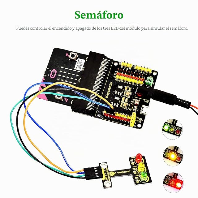 Foto 2 de 6 de KEYESTUDIO BBC Micro:bit 37 In 1 Starter Kit with Tutorial for Early Stem Education for Beginners and Kids…