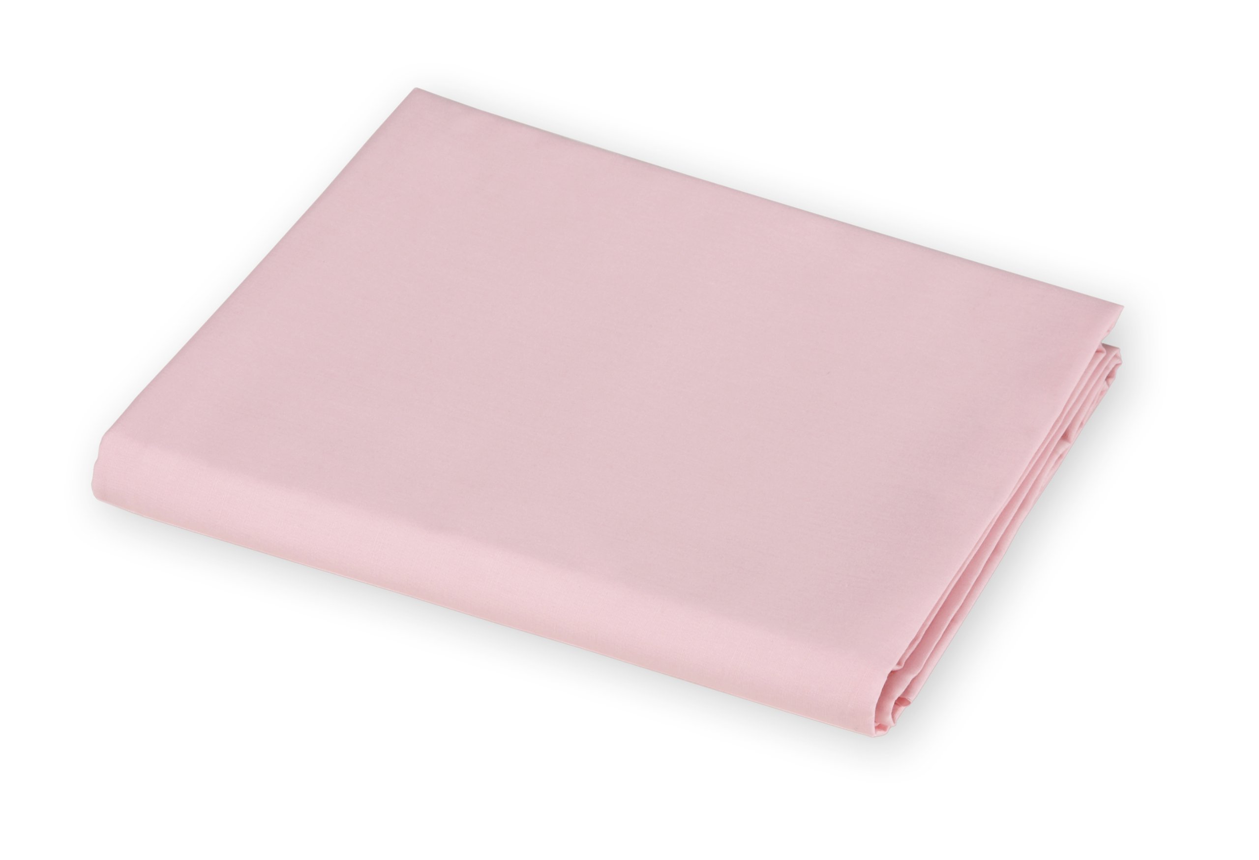 American Baby Company Sábana de percal de algodón 100% natural, para guardería, preescolar, rosa, suave, transpirable, para niñas, 23 x 40 pulgadas