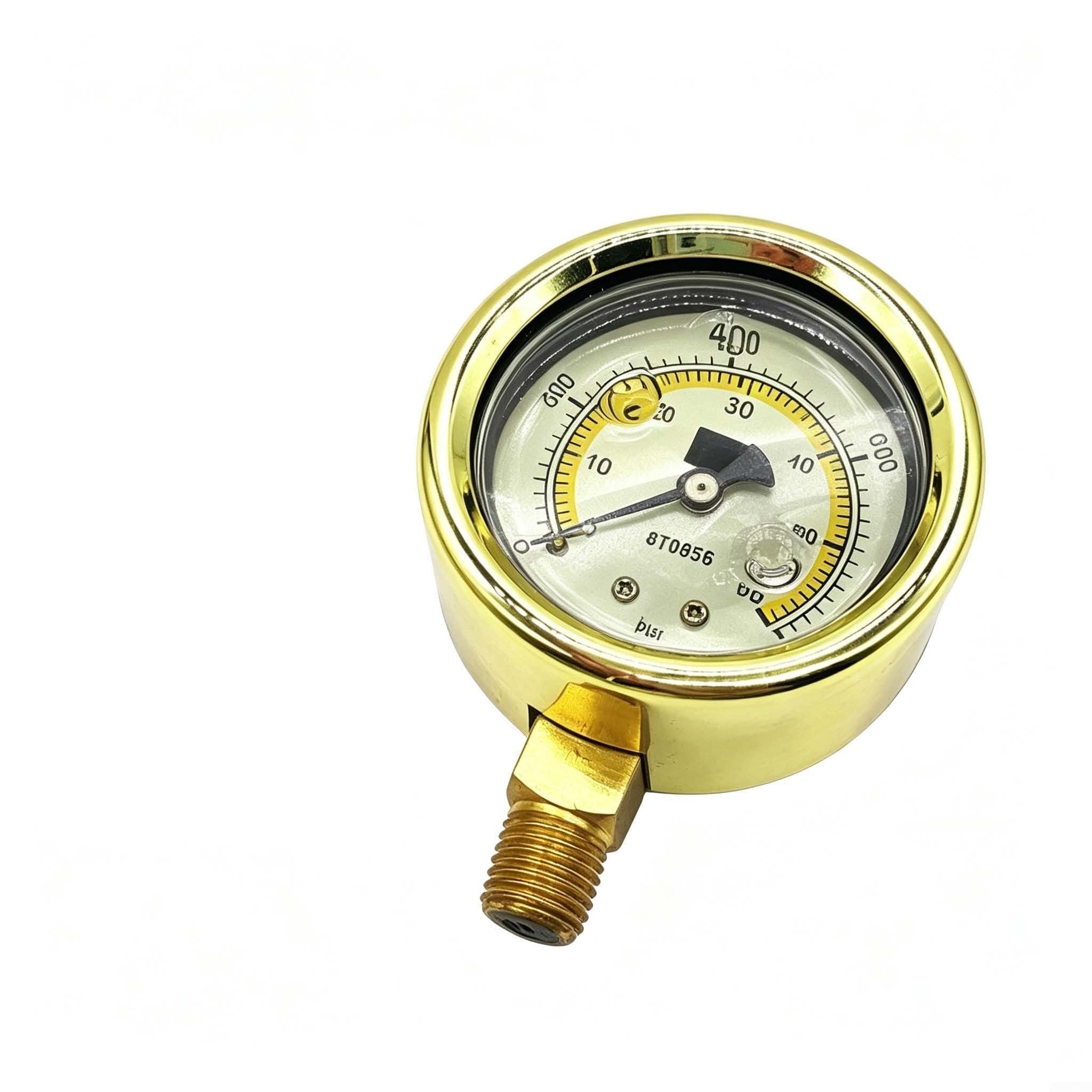 Manomètre en laiton 0-800 psi pour machines d'ingénierie