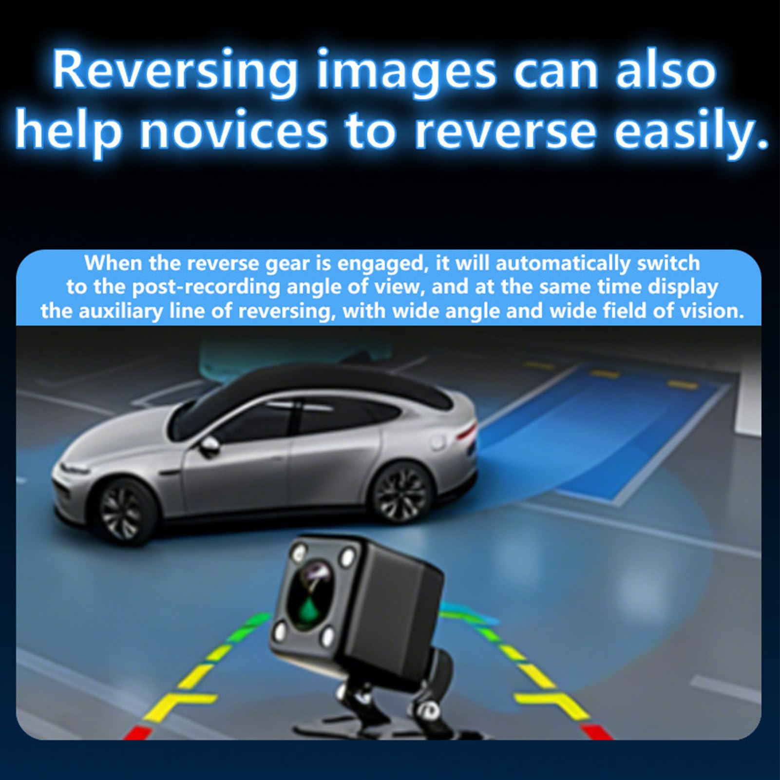 Dash Cam a 5 Canali per Auto, Grandangolo 140° 1080P | Visione Notturna, Display da 3,16 Pollici, Registrazione in Loop, Dashcam Anteriore Posteriore e Sinistra Destra Interna