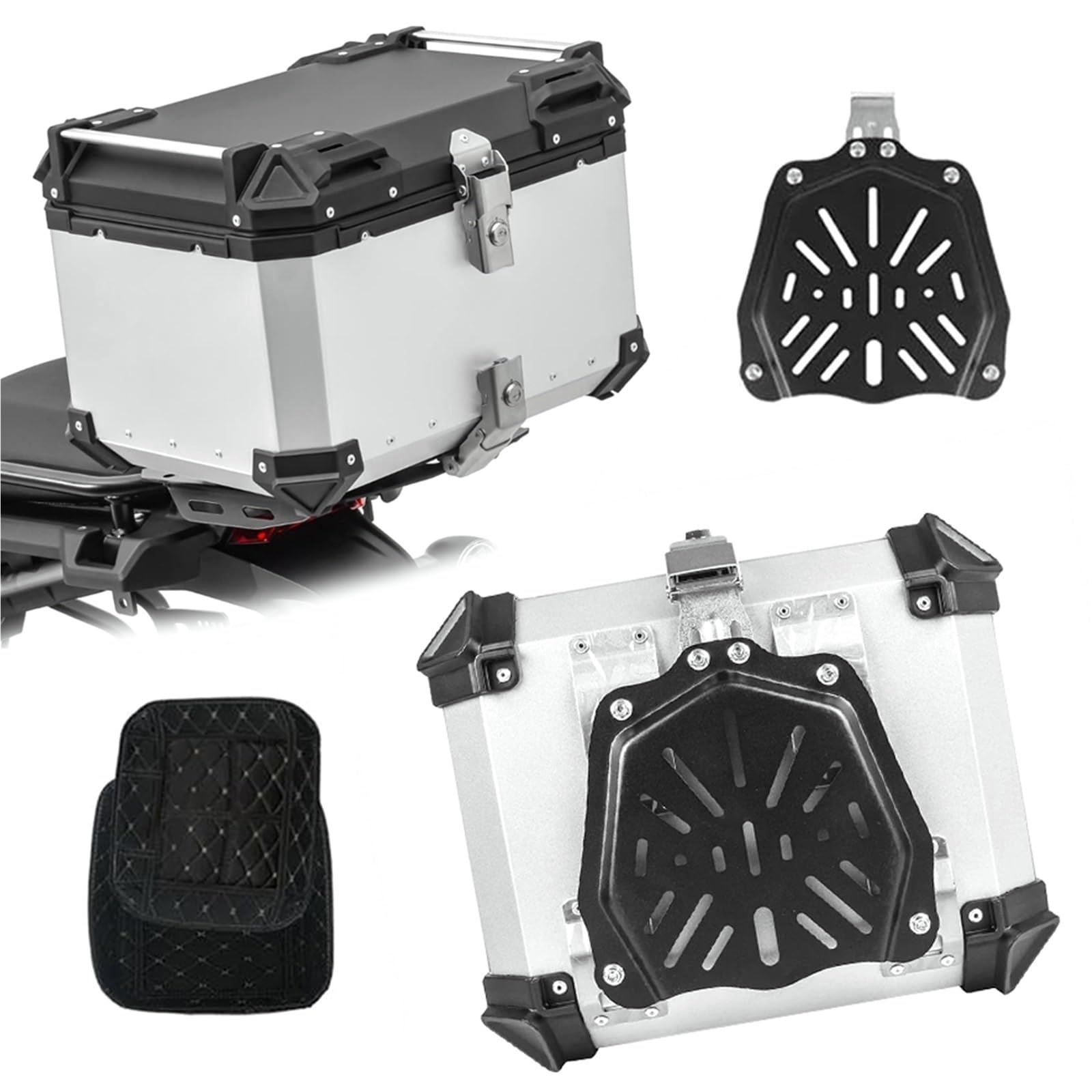 Rangement de moto en aluminium pour protéger vos outils et bagages - 8