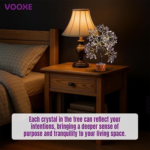 Miniatura 7 de Árbol de cristal de la sabiduría hecho a mano, piedra curativa para el hogar, la oficina y la decoración de escritorio, para hermanas, mujeres