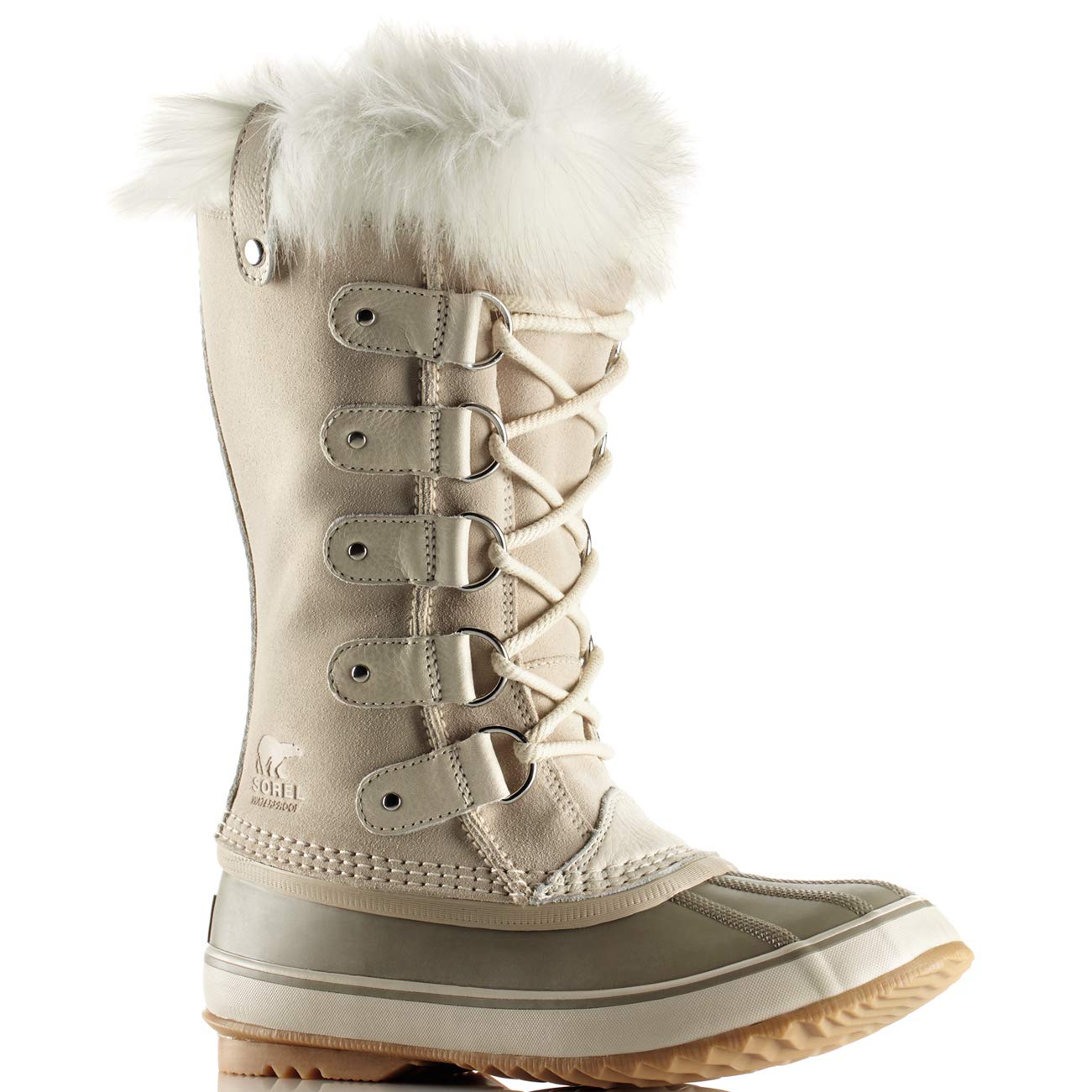 Womens Sorel Joan Of Arctic Winter Outdoor Fur Lined Suede Knee Boots