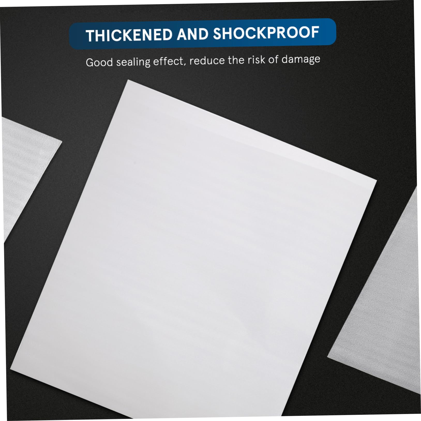 Housoutil Cushioning for Moving Shipping 100pcs Foam Wrap Sheets Foam Pouches for Packing Dishes Foam for Crafts Sturdy Packaging Material