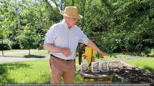 Désherbant cours allées terrasse concentré à diluer 800ml 347m2 ROU